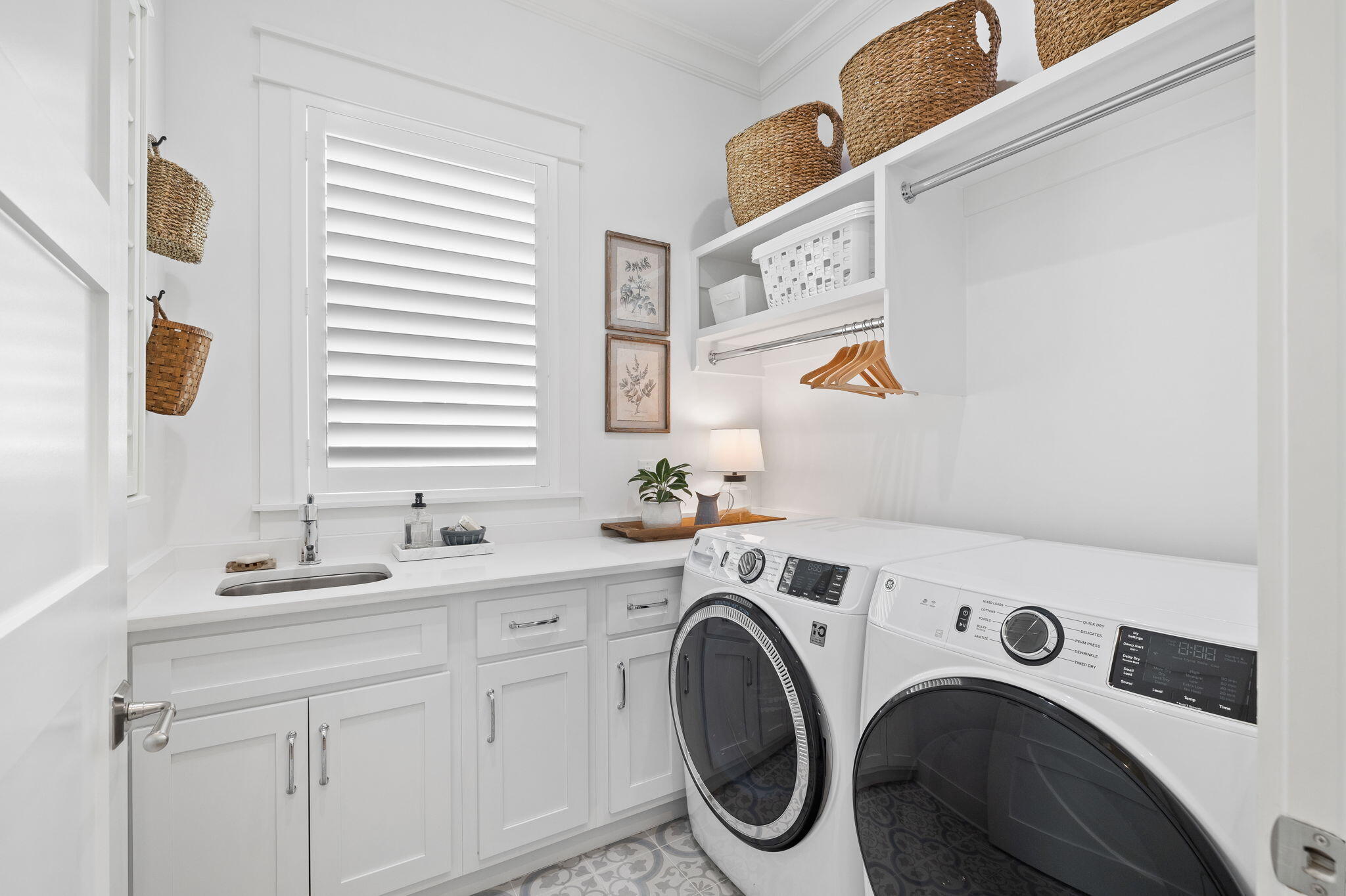 201 Needle Cast Ln Inlet Beach Inlet Beach, FL 32461 - Photo 46 of 92 a utility room with dryer and washer