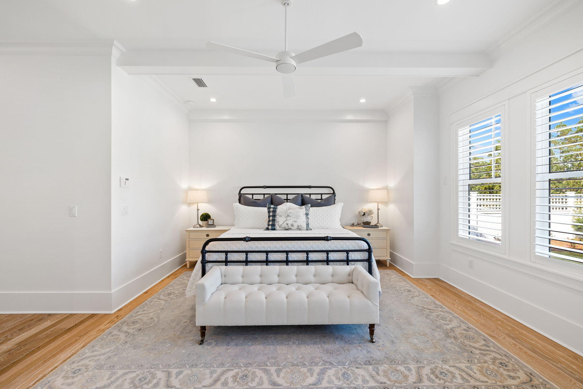 201 Needle Cast Ln Inlet Beach Inlet Beach, FL 32461 - Photo 57 of 92 a spacious bedroom with a bed and window