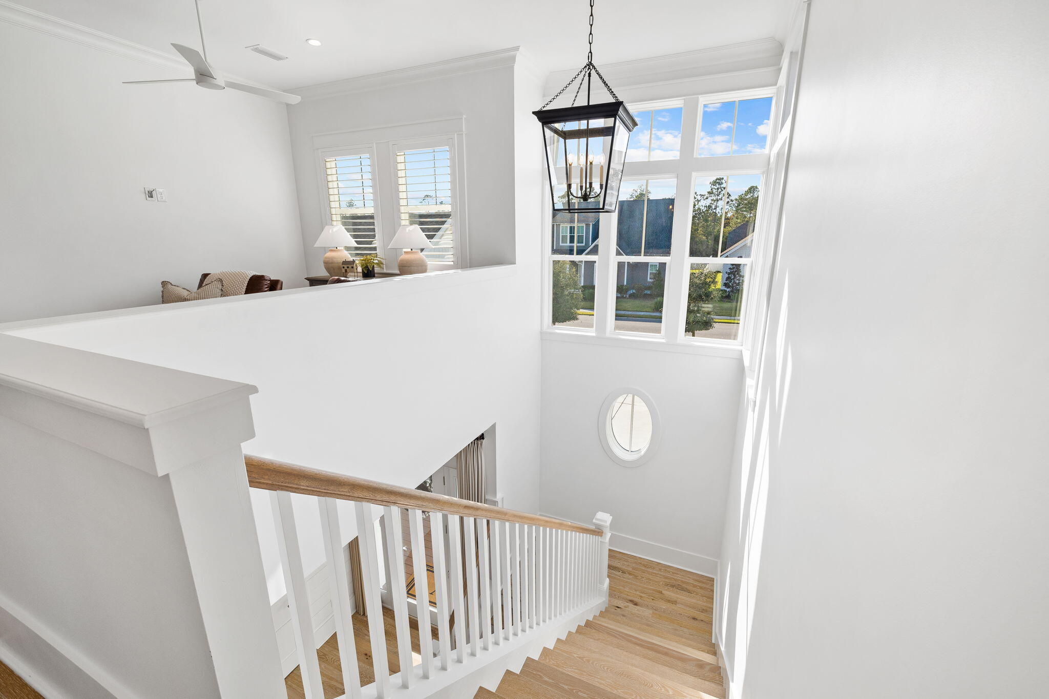 201 Needle Cast Ln Inlet Beach Inlet Beach, FL 32461 - Photo 58 of 92 Beautiful Window Details on Staircase