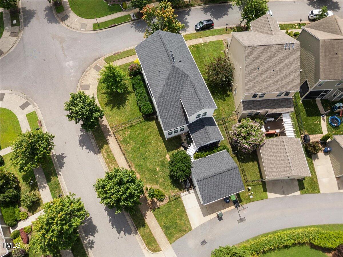 1300 Formal Garden Way Raleigh, NC 27603 - Photo 38 of 45 an aerial view of a house with a yard