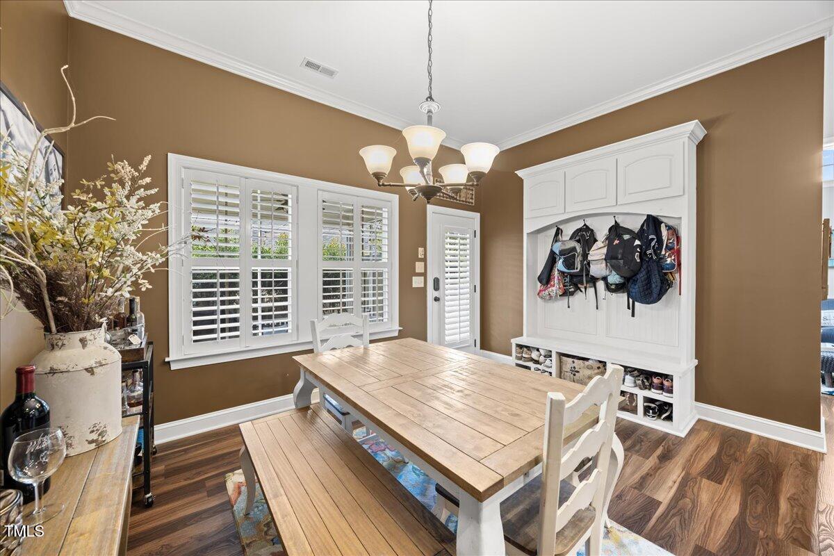 1300 Formal Garden Way Raleigh, NC 27603 - Photo 9 of 45 a view of a dining room with furniture window and outside view