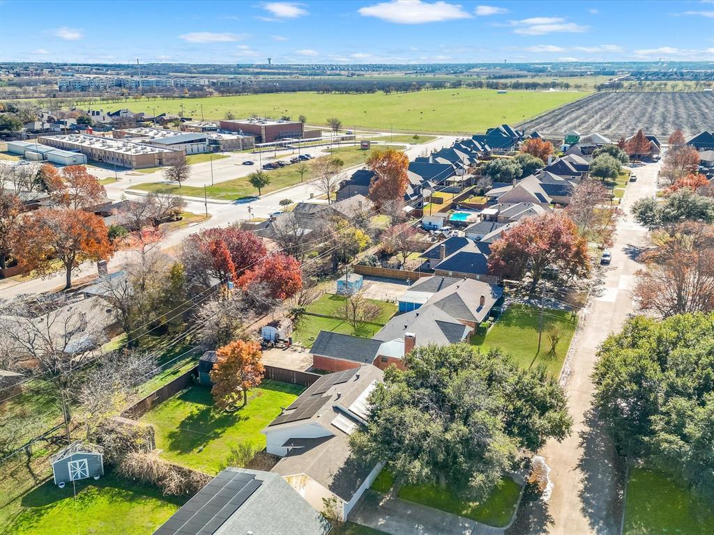 516 South Alabama Street Celina, TX 75009 - Photo 30 of 31 an aerial view of ocean and residential houses with outdoor space