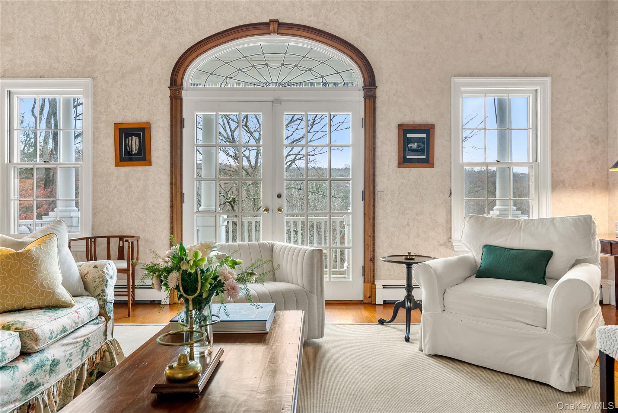 448 Long Ridge Road Pound Ridge, NY 10576 - Photo 5 of 49 Living room featuring wood finished floors, natural light.