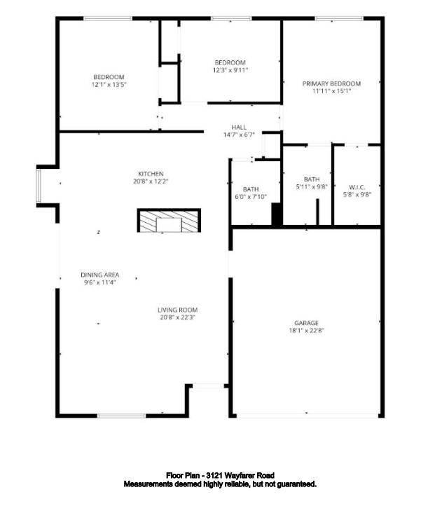 3121 Wayfarer Road Bedford, TX 76021 - Photo 32 of 32 Floor Plan - 3121 Wayfarer Road