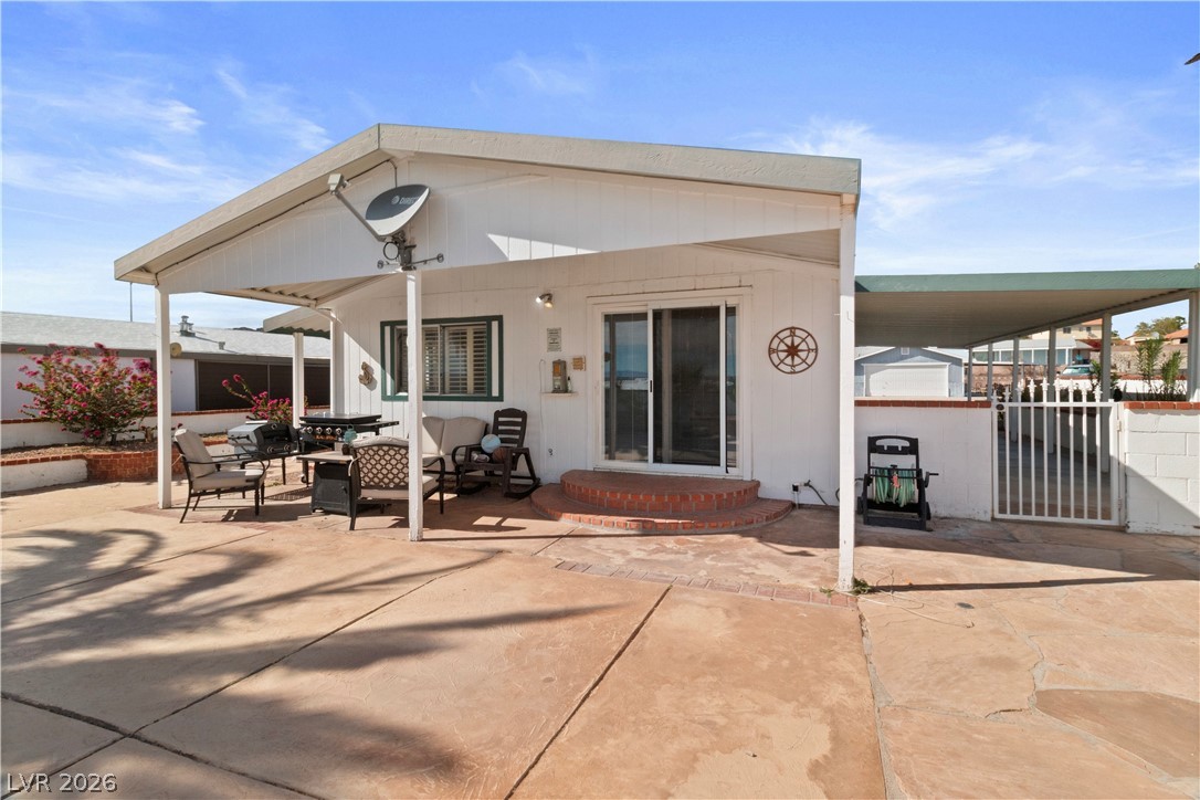 1655 Granada Street Laughlin, NV 89029 - Photo 33 of 76 Back of house featuring a patio