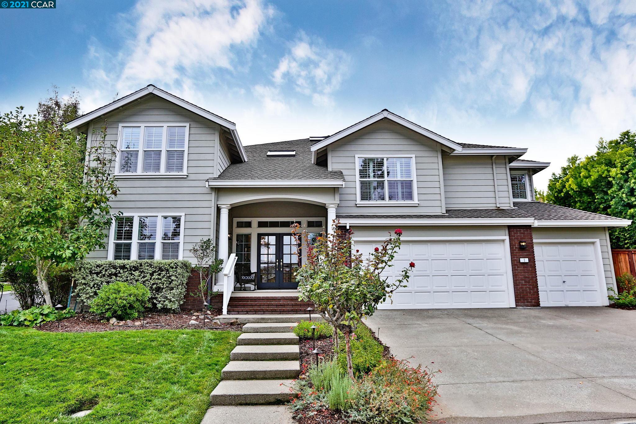 1 Shadewell Court Danville, CA 94506 - Photo 1 of 1 a front view of a house with a yard and trees