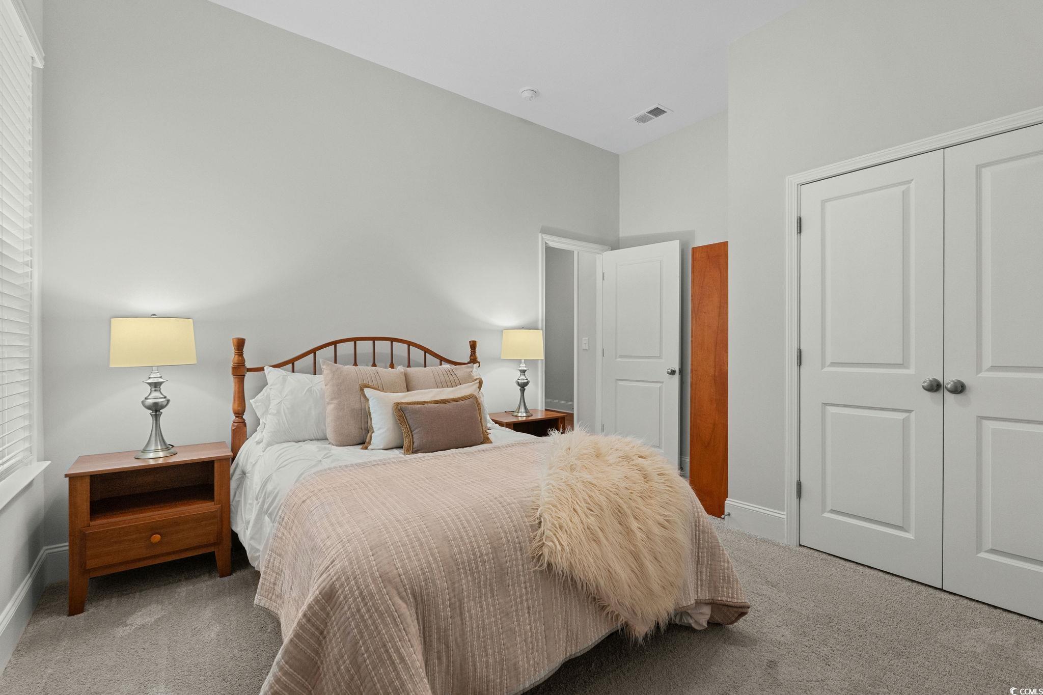 191 Blackwater Drive Murrells Inlet, SC 29576 - Photo 26 of 40 Bedroom with light colored carpet and a closet