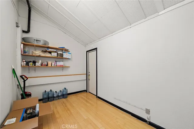 a room with lots of storage and utility