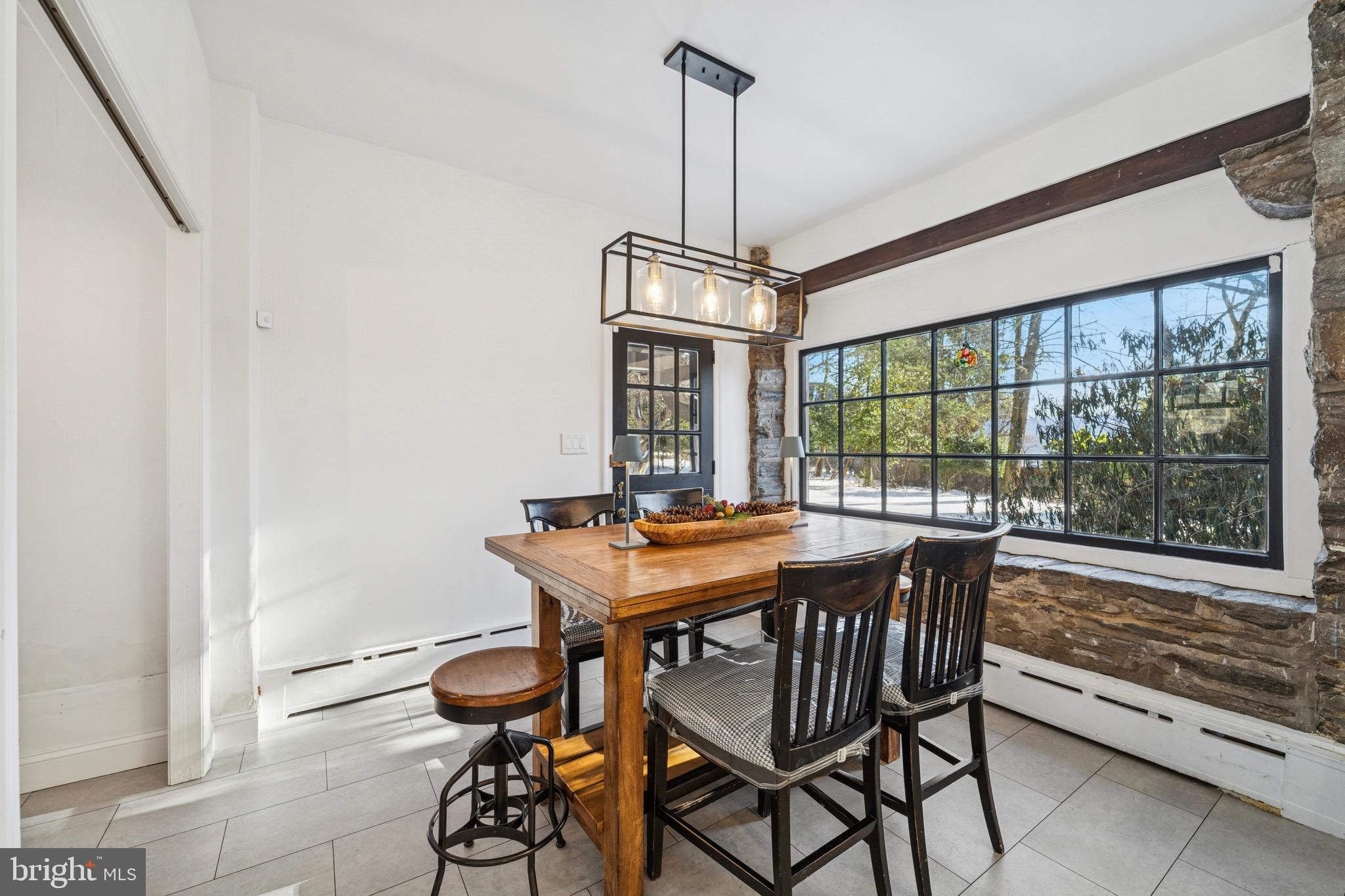 1221 Church Road Wyncote, PA 19095 - Photo 11 of 51 a dining room with furniture window and wooden floor