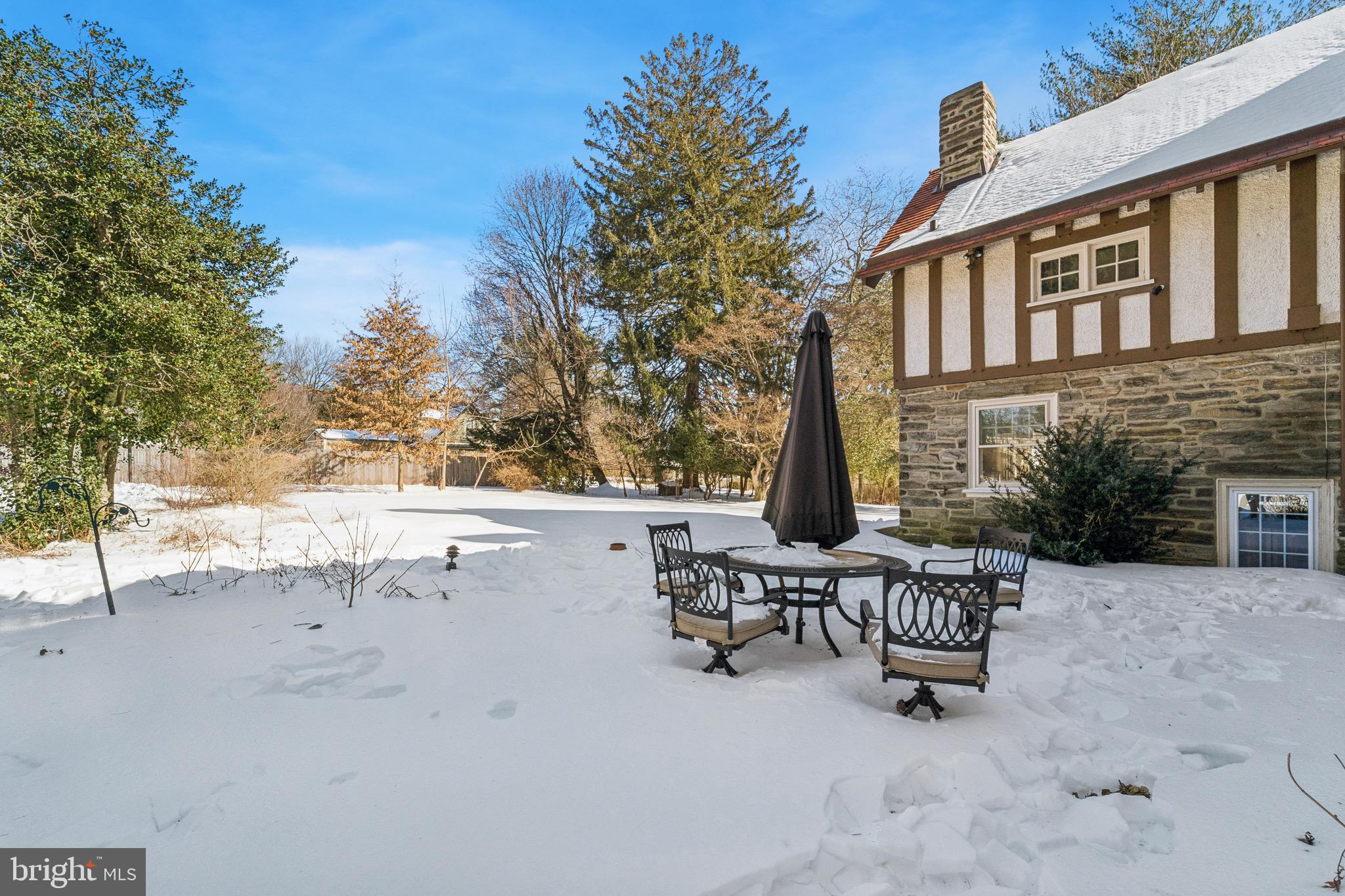 1221 Church Road Wyncote, PA 19095 - Photo 42 of 51 a view of a house with backyard and sitting area