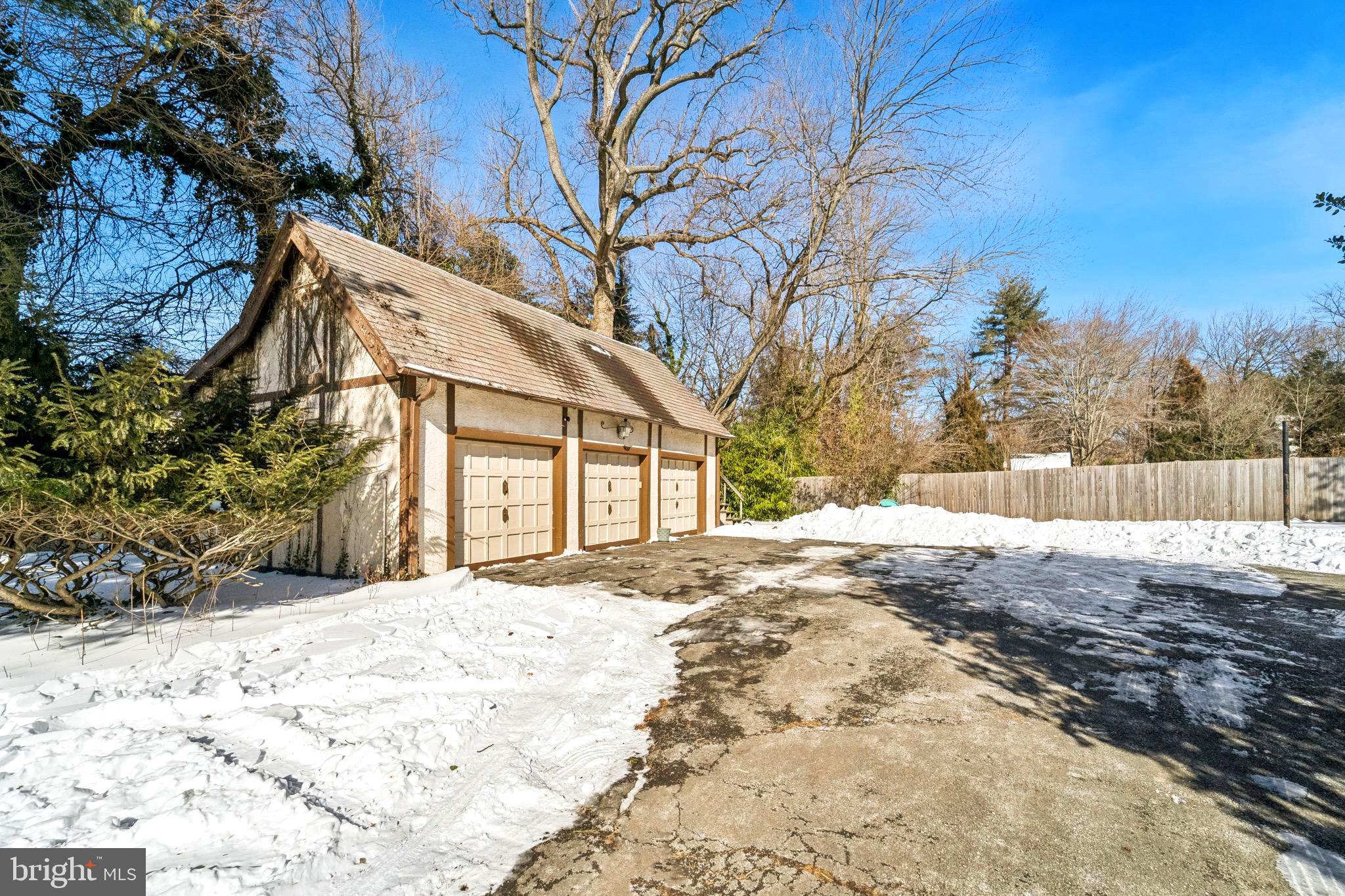1221 Church Road Wyncote, PA 19095 - Photo 45 of 51 a view of a house with snow on the road