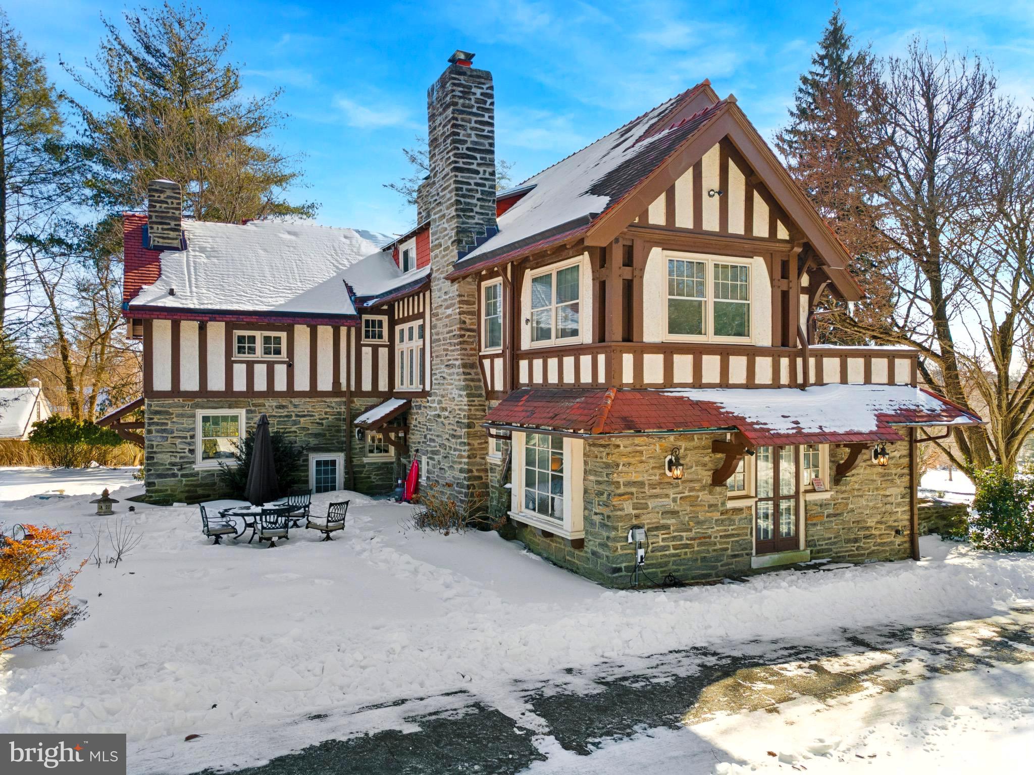 1221 Church Road Wyncote, PA 19095 - Photo 47 of 51 a front view of a house with a yard