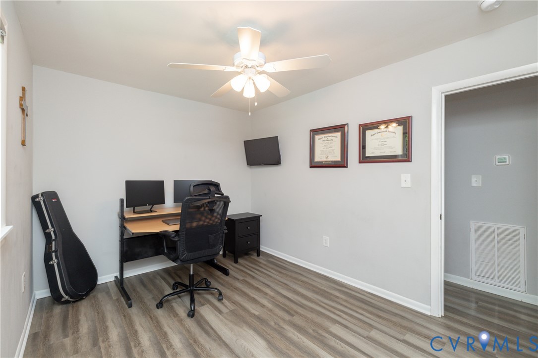 1722 Maidens Road Maidens, VA 23102 - Photo 16 of 21 Home office with light wood finished floors and ce