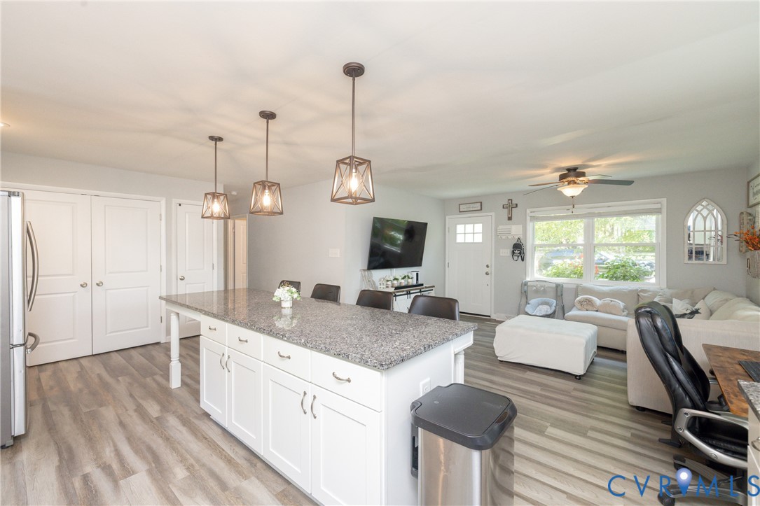 1722 Maidens Road Maidens, VA 23102 - Photo 21 of 21 Kitchen featuring a breakfast bar, open floor plan