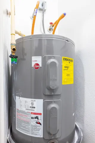 a close view of utility room