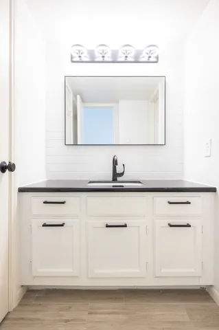 a close view of utility room