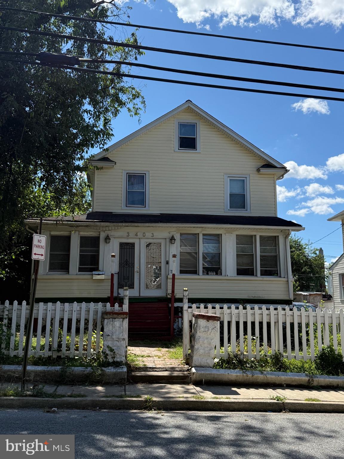 a front view of a house with a porch
