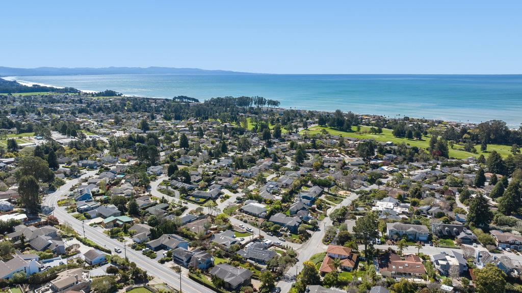 135 Baltusrol Drive Aptos, CA 95003 - Photo 29 of 32 an aerial view of residential building and ocean