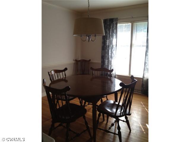 2000 Hickstead Road North Chesterfield, VA 23236 - Photo 5 of 18 Dining Room - Newly finsihed floors, fresh paint, new lighting.