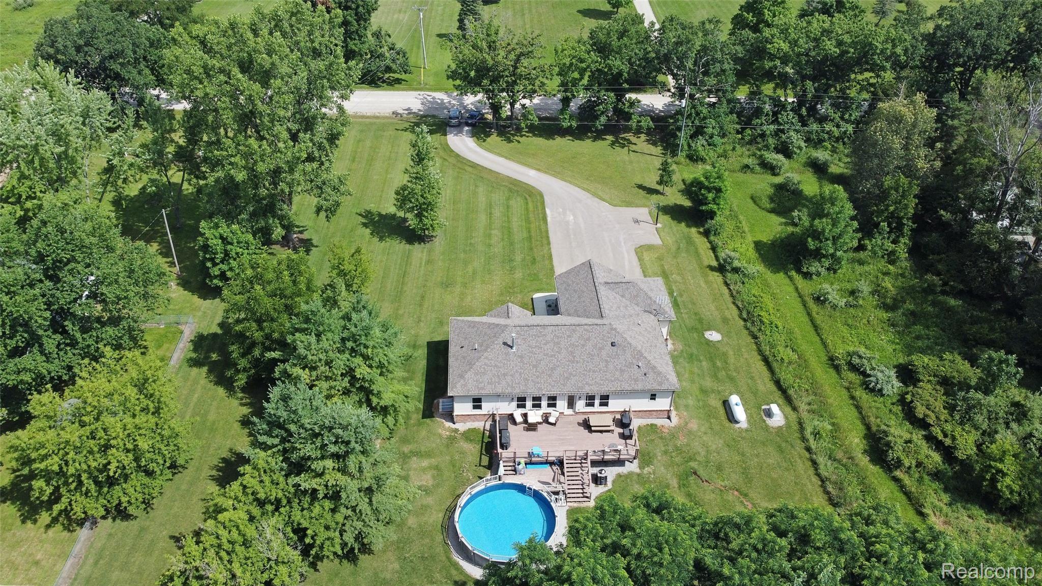 4223 Merwin Road Lapeer, MI 48446 - Photo 58 of 83 57) Aerial Back.jpg