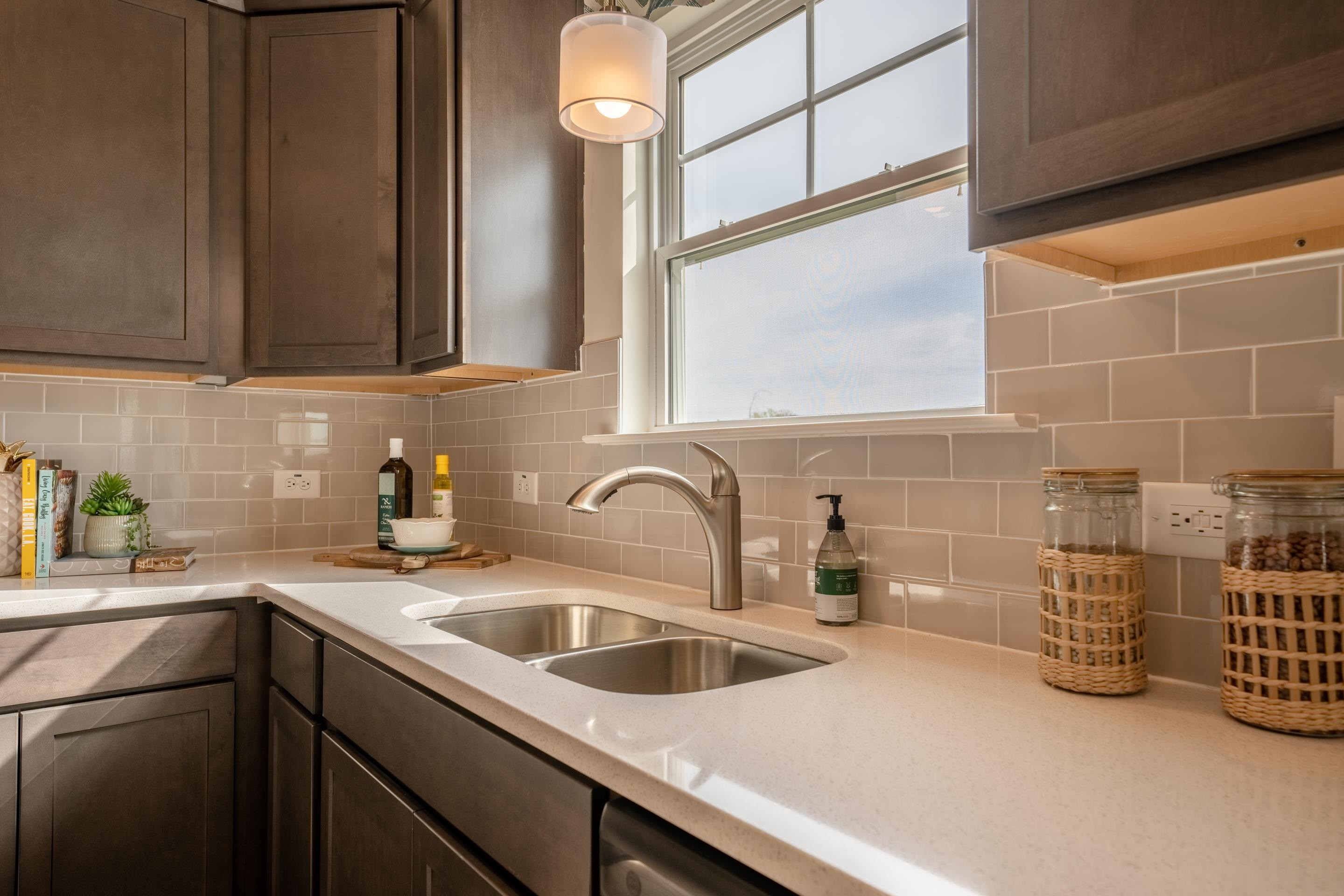 6517 Winter Spring Drive Wake Forest, NC 27587 - Photo 13 of 40 a kitchen with a sink and a cabinets