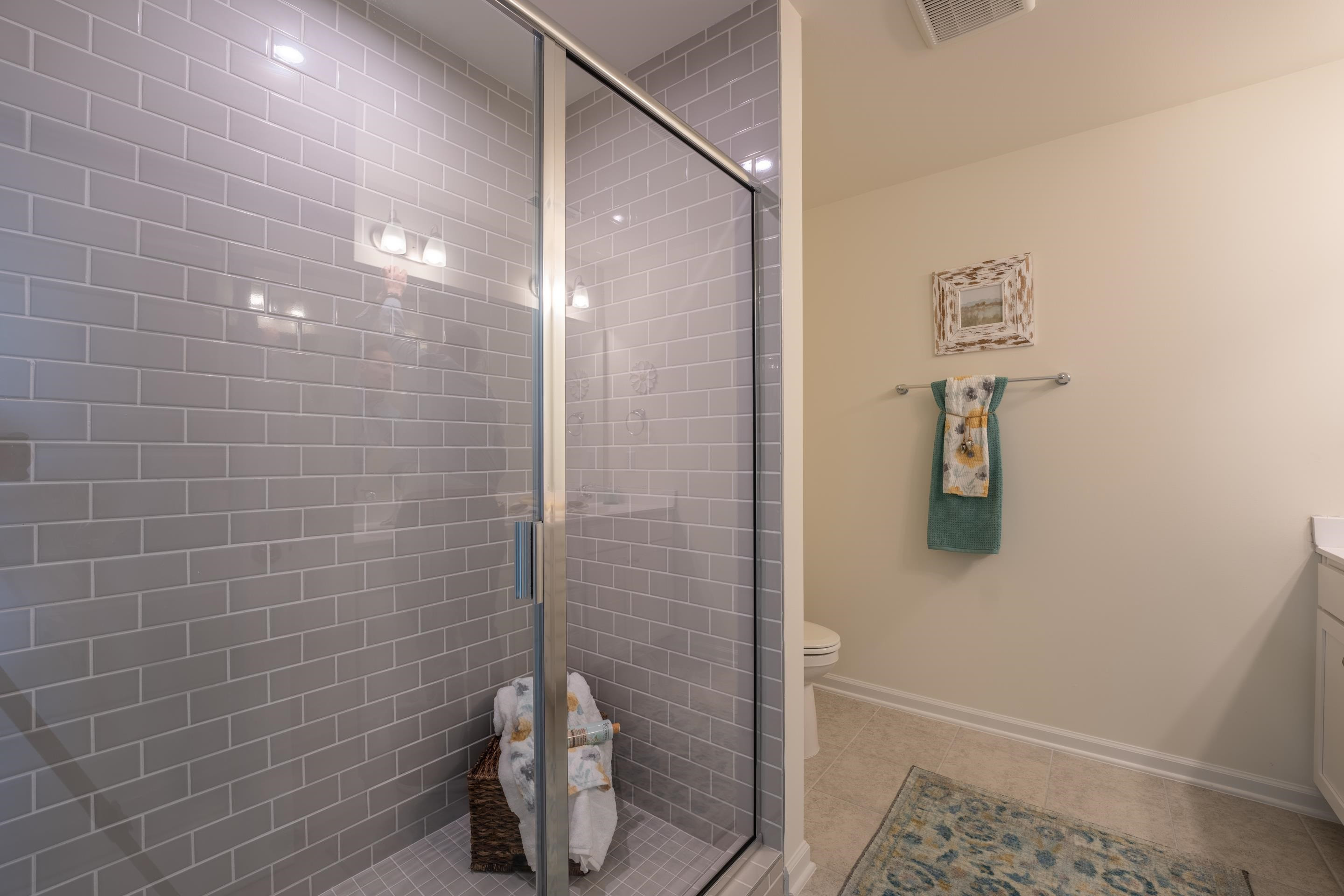 6517 Winter Spring Drive Wake Forest, NC 27587 - Photo 22 of 40 a bathroom with a shower