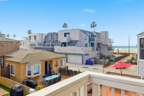 a view of a balcony with an outdoor space