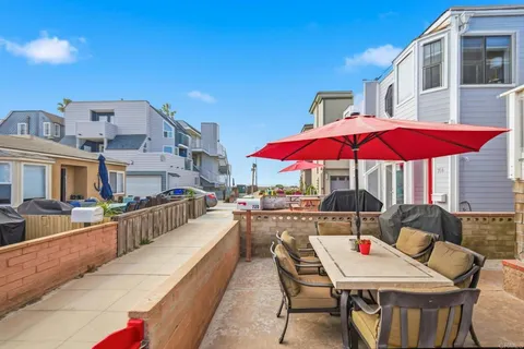 a city view with nearby beach