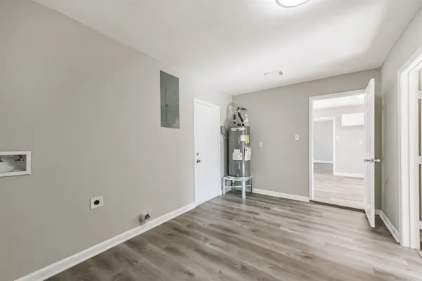 wooden floor in an empty room