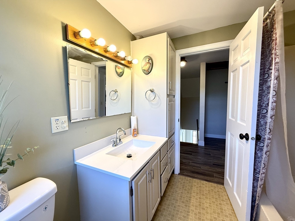 41 Hog Hollow Road Buckland, MA 01370 - Photo 30 of 42 a bathroom with a sink a toilet and shower