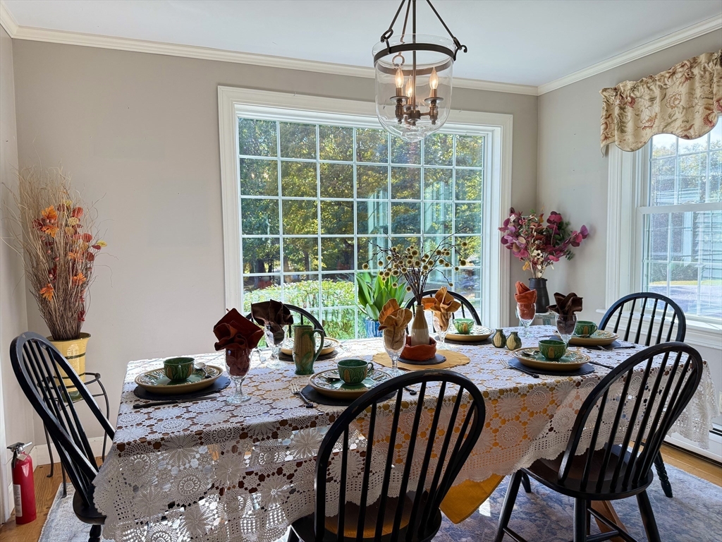 41 Hog Hollow Road Buckland, MA 01370 - Photo 9 of 42 a view of a dining room with furniture window and outside view