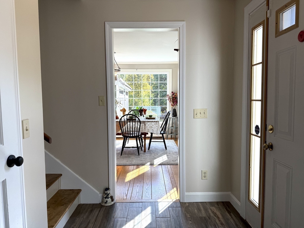 41 Hog Hollow Road Buckland, MA 01370 - Photo 10 of 42 a view of a hallway with wooden floor and furniture