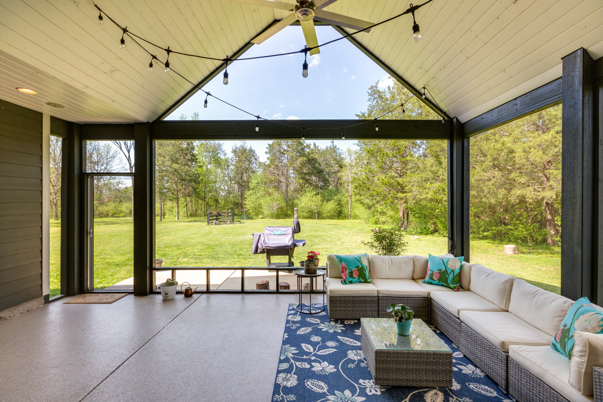 11484 Patterson Road Rockvale, TN 37153 - Photo 8 of 32 a living room with furniture and a floor to ceiling window