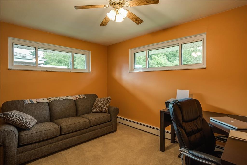 249 Barbara Drive McKees Rocks, PA 15136 - Photo 13 of 20 The third bedroom currently used as an office has a nice size closet and two large newer windows.