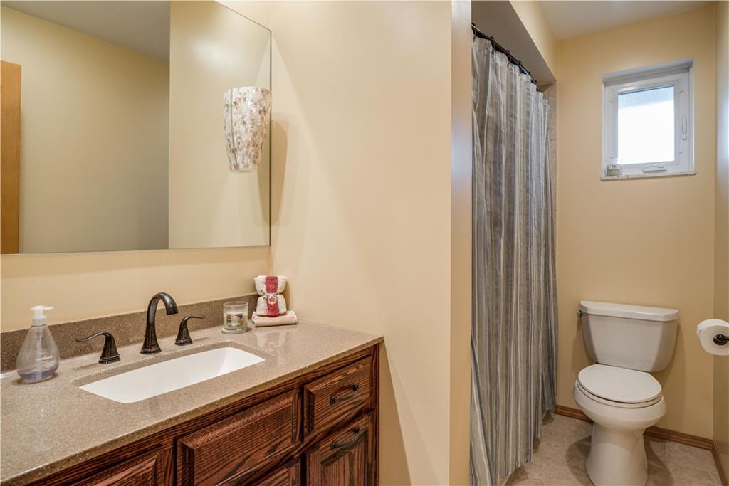 249 Barbara Drive McKees Rocks, PA 15136 - Photo 14 of 20 The remodeled full bath has an oversized vanity with ceramic tile heated floors!