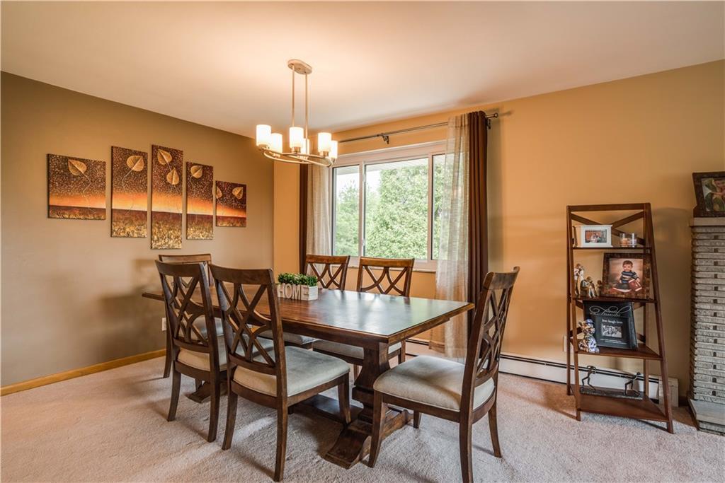 249 Barbara Drive McKees Rocks, PA 15136 - Photo 8 of 20 The dining room has a brished nickel chandelier and a large picture window flooding the room with light!