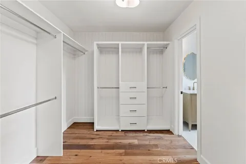 a view of closet area