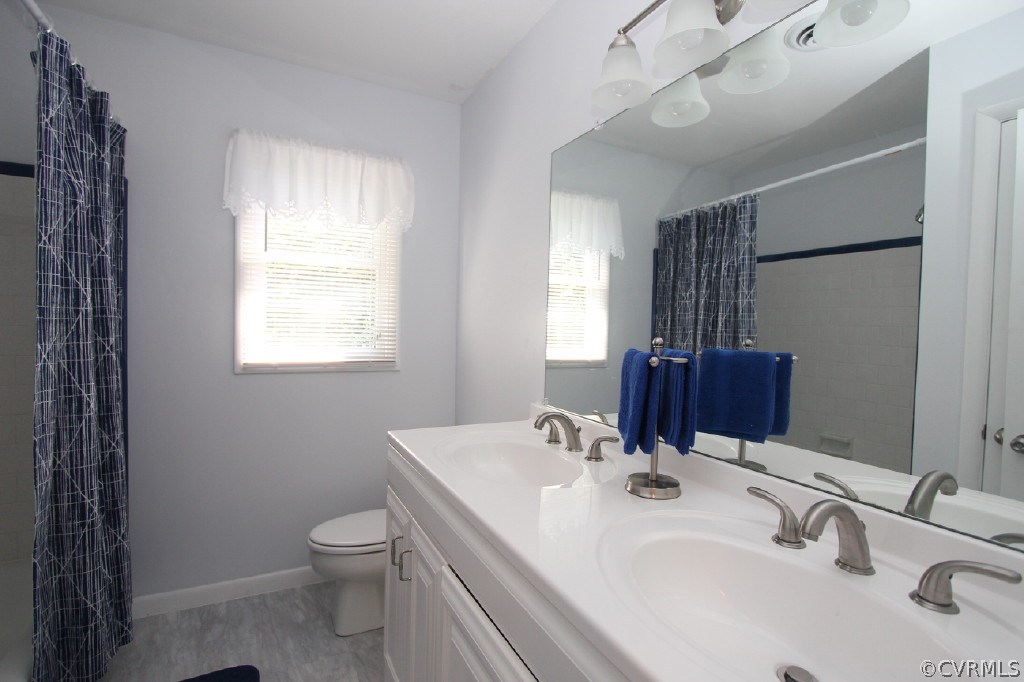 7213 Barkbridge Road North Chesterfield, VA 23832 - Photo 14 of 18 Upstairs hall bath - enhanced with double vanity -