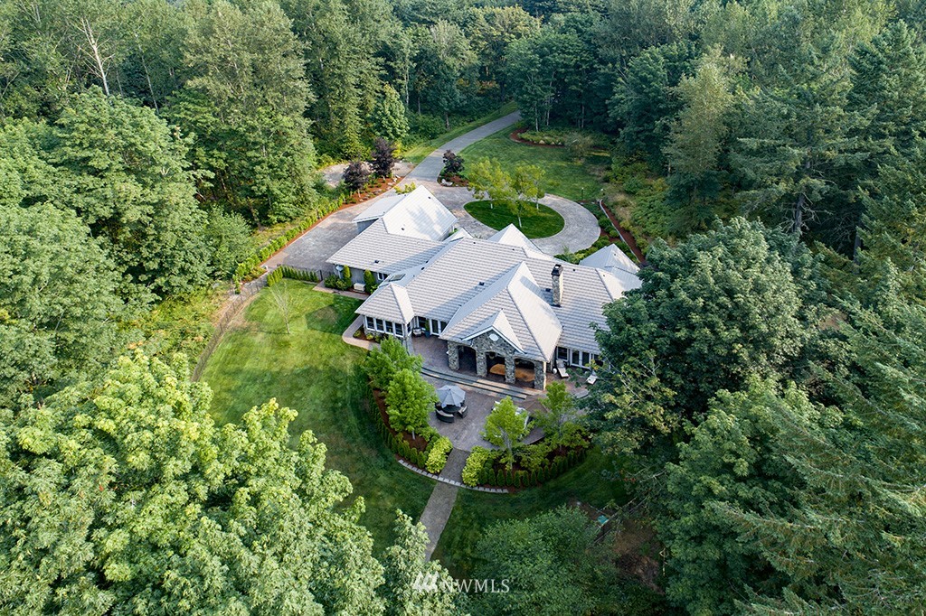 25205 Northeast 39th Way Redmond, WA 98053 - Photo 22 of 25 an aerial view of residential house with outdoor space and trees all around