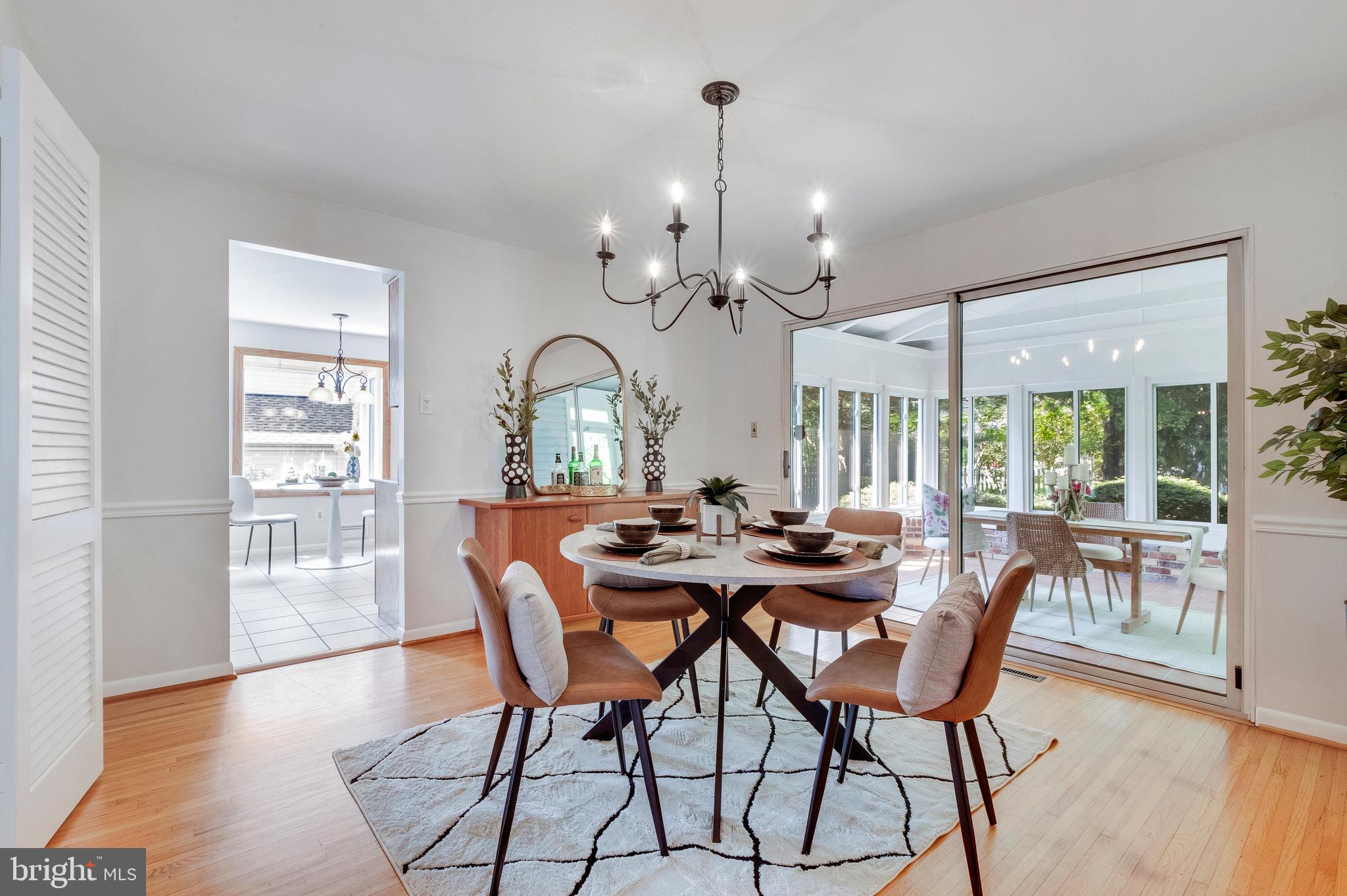 1214 Forge Road Cherry Hill, NJ 08034 - Photo 5 of 16 formal dining room one step from outdoor patio