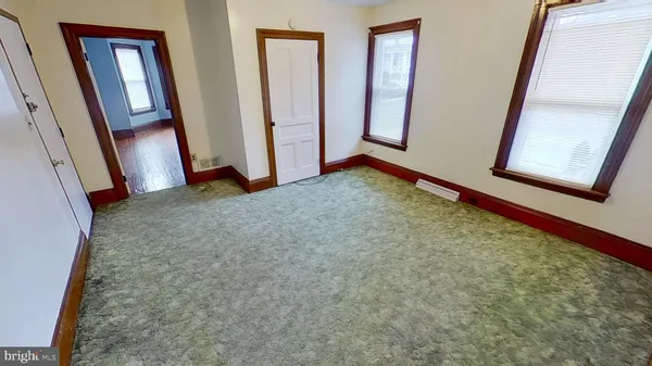 a view of an front door