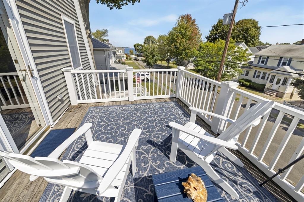 80 Squanto Road Quincy, MA 02169 - Photo 31 of 42 a view of balcony with wooden floor