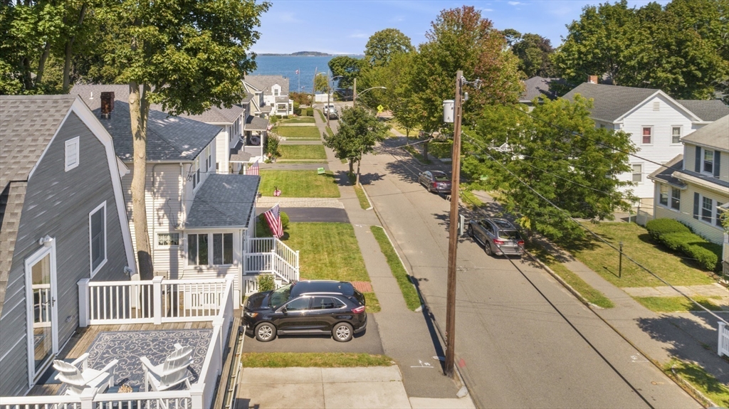 80 Squanto Road Quincy, MA 02169 - Photo 37 of 42 an aerial view of residential houses with outdoor space