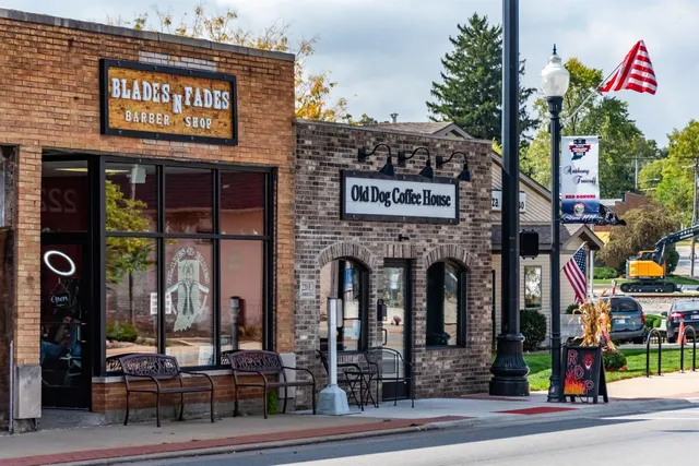 a sign that is on the side of a building