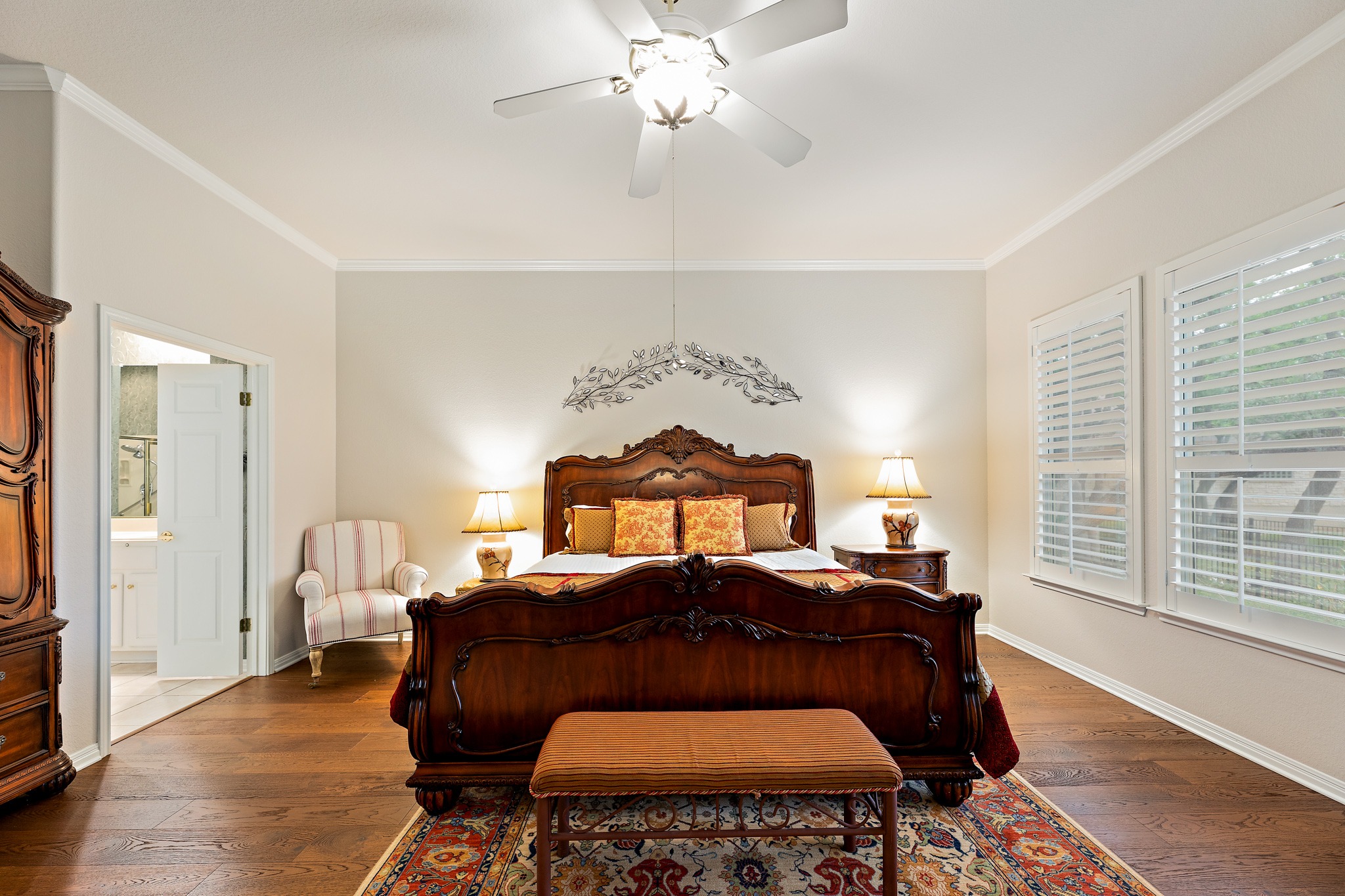 106 Wild Turkey Lane Georgetown, TX 78633 - Photo 23 of 39 a bedroom with a bed and window
