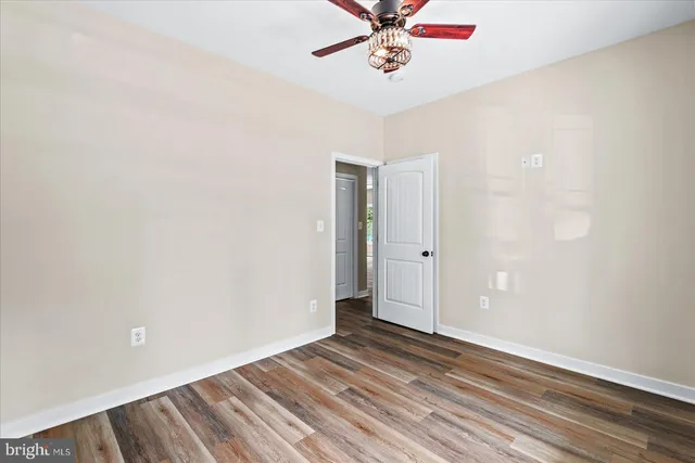 wooden floor in an empty room