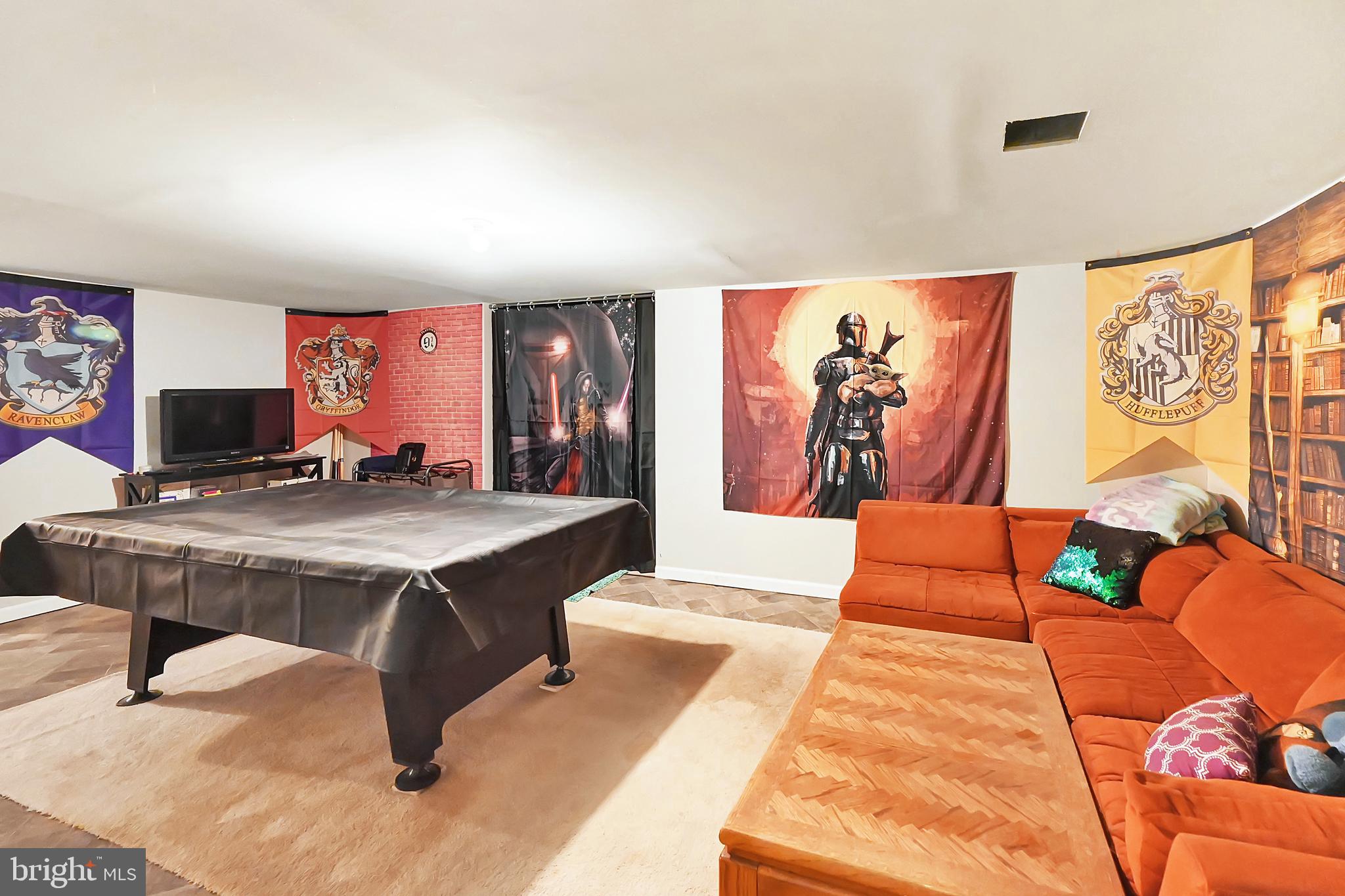 417 Corbin Road York, PA 17403 - Photo 27 of 34 Finished basement with pool table.