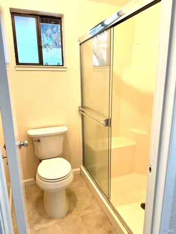 a view of backyard with green space