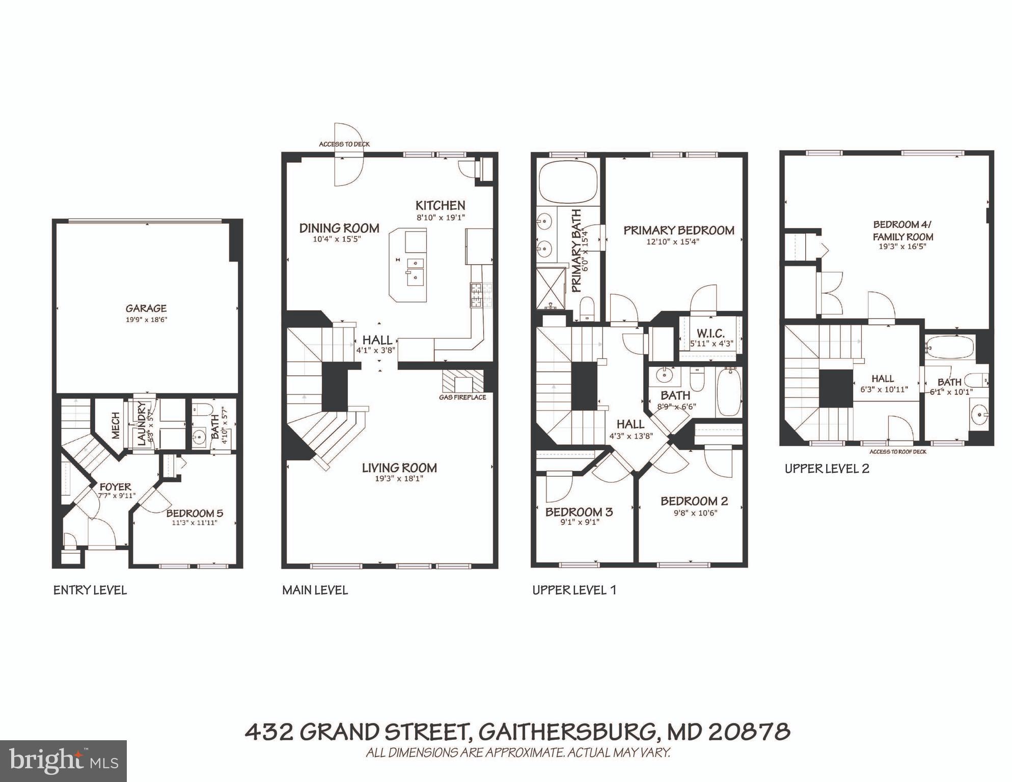 432 Grand Street Gaithersburg, MD 20878 - Photo 35 of 35 Floor Plans