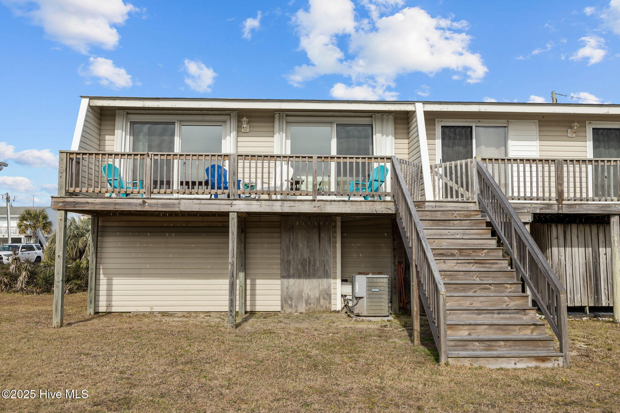 104 Robin Avenue Atlantic Beach, NC 28512 - Photo 38 of 46 Shaired stairs to back deck